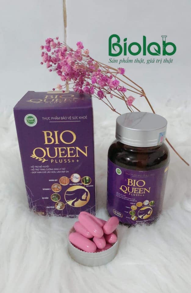 Viên uống Bio Queen Pluss++ điều hòa nội tiết tố