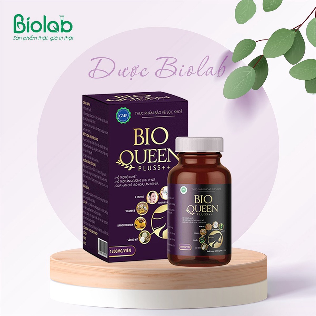 BioQueen Pluss++ giúp cân bằng nội tiết tố